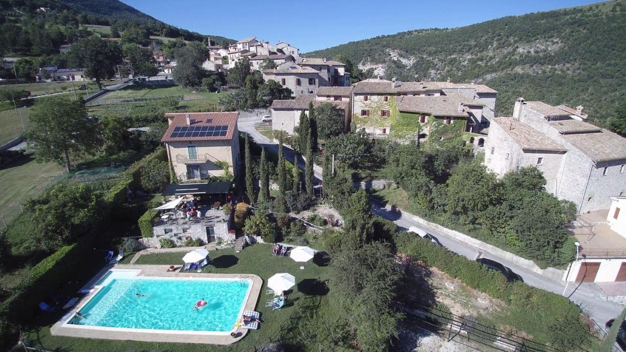 Agriturismo Roccagelli Vallo di Nera Eksteriør bilde