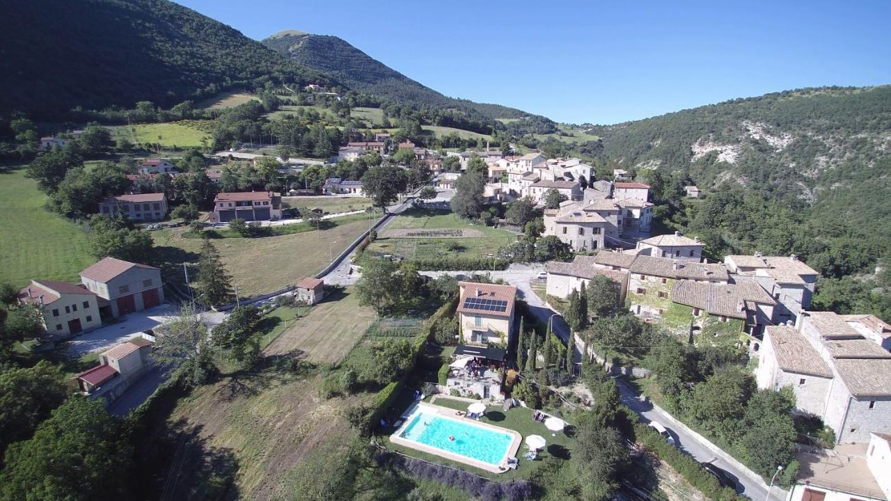 Agriturismo Roccagelli Vallo di Nera Eksteriør bilde