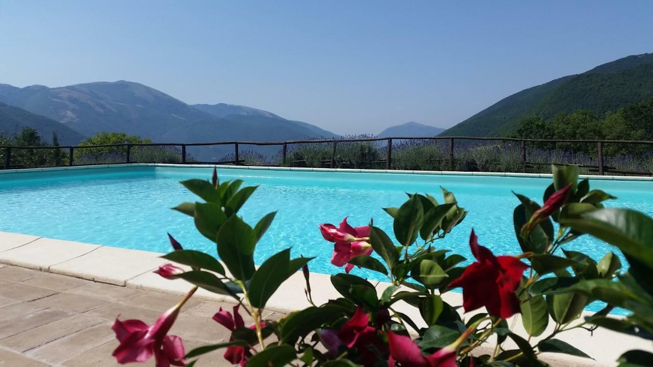 Agriturismo Roccagelli Vallo di Nera Eksteriør bilde