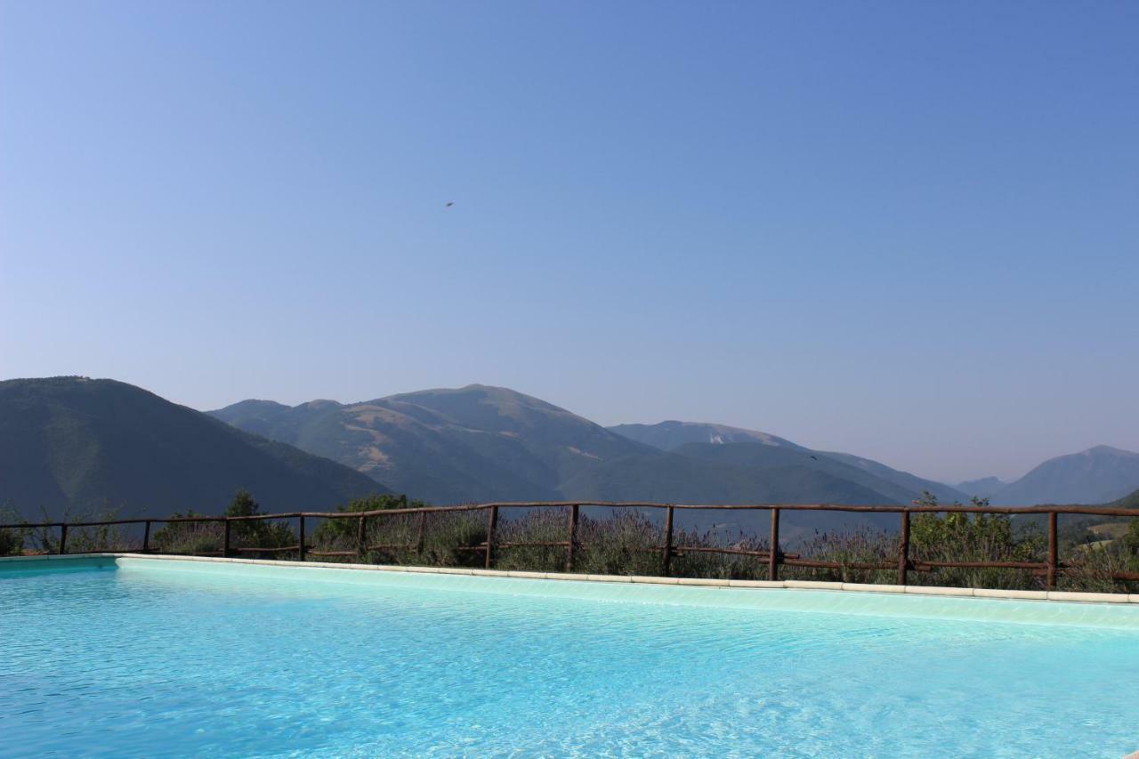 Agriturismo Roccagelli Vallo di Nera Eksteriør bilde