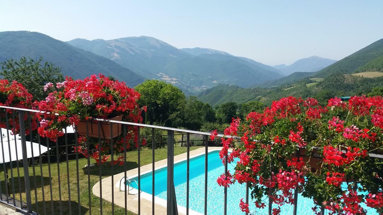 Agriturismo Roccagelli Vallo di Nera Eksteriør bilde
