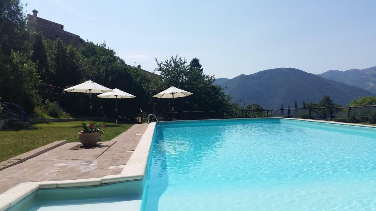 Agriturismo Roccagelli Vallo di Nera Eksteriør bilde